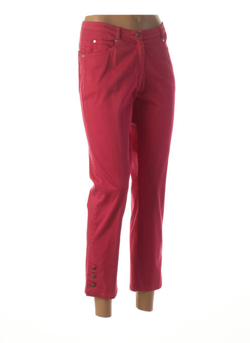 Pantalon trei sferturi roșu GUY DUBOUIS femeie