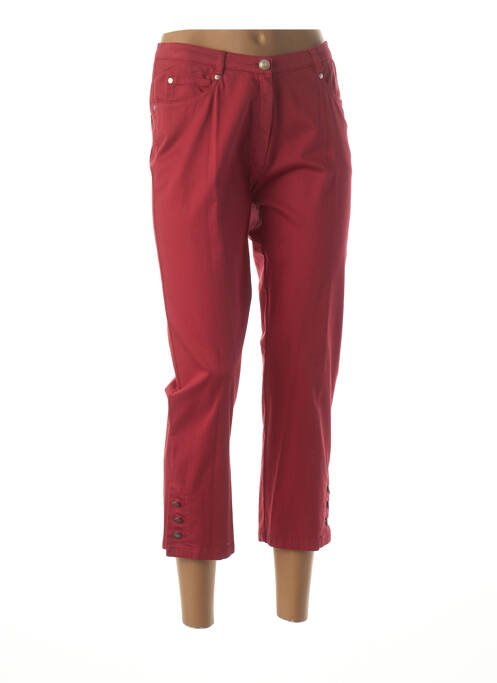 Pantalon trei sferturi roșu GUY DUBOUIS femeie