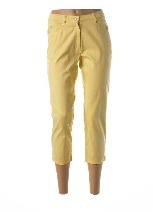 Pantalon trei sferturi galben GUY DUBOUIS femeie