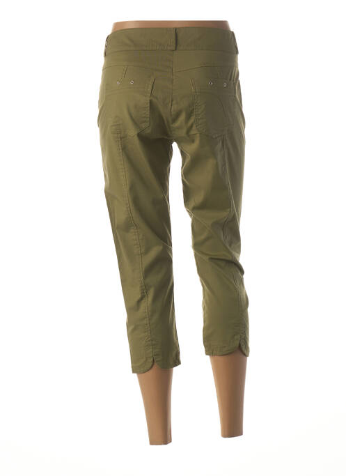 Pantalon trei sferturi verde GUY DUBOUIS femeie