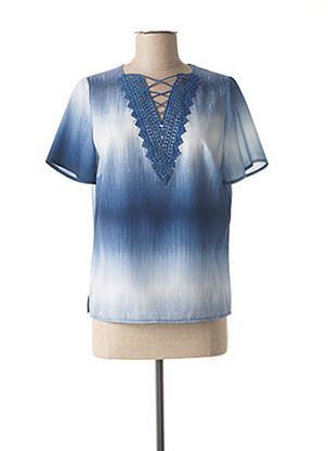 Top albastru GUY DUBOUIS femeie