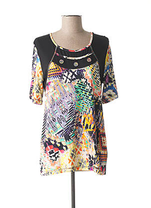 Tunică mâneci scurte negru GUY DUBOUIS femeie