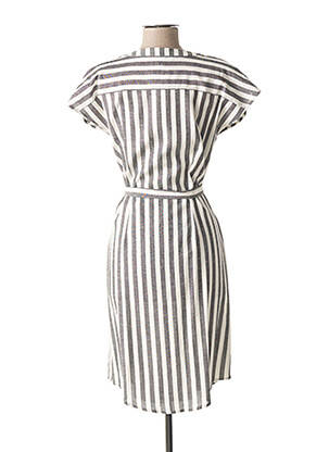 Rochie midi mâneci scurte mâneci scurte negru MERI & ESCA femeie