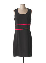Rochie midi țesătură crep fără mâneci negru MERI & ESCA femme