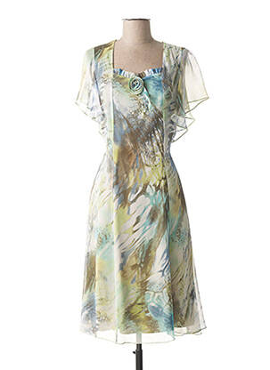 Rochie midi verde GUY DUBOUIS femeie