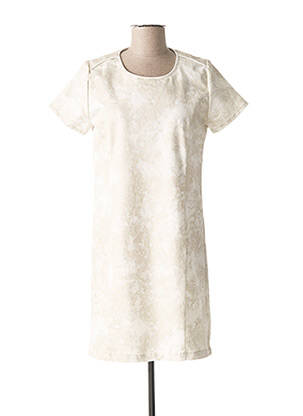 Rochie scurtă bej MERI & ESCA femeie