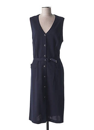 Rochie midi fără mâneci fără mâneci albastru FRANCE RIVOIRE femeie