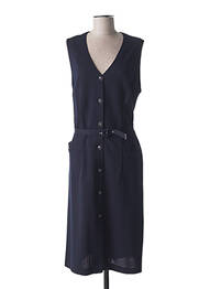 Rochie midi fără mâneci fără mâneci albastru FRANCE RIVOIRE femme