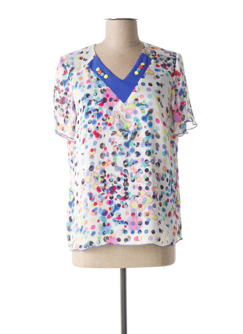 Top alb GUY DUBOUIS femeie