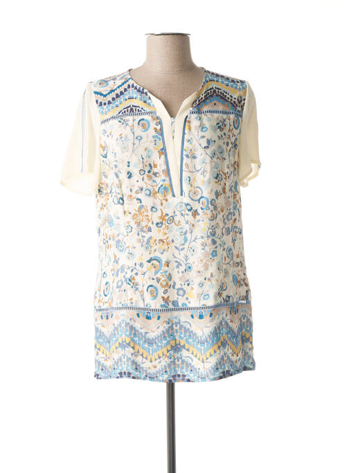 Tunică mâneci scurte bej MERI & ESCA femeie