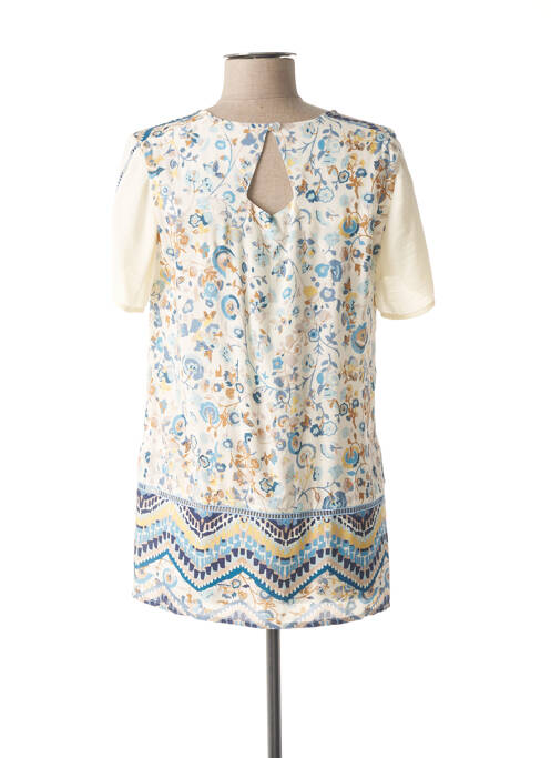 Tunică mâneci scurte bej MERI & ESCA femeie