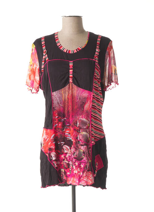 Tunică mâneci scurte negru GUY DUBOUIS femeie