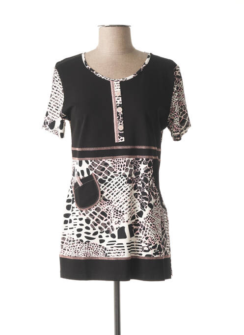 Tricou negru FRANCE RIVOIRE femeie