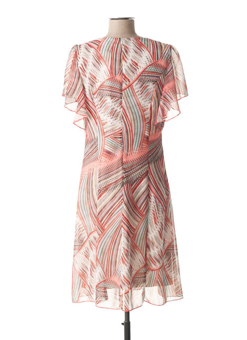 Rochie midi roz FRANCE RIVOIRE femeie