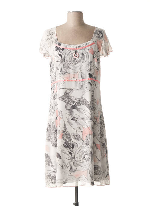 Rochie midi gri GUY DUBOUIS femeie