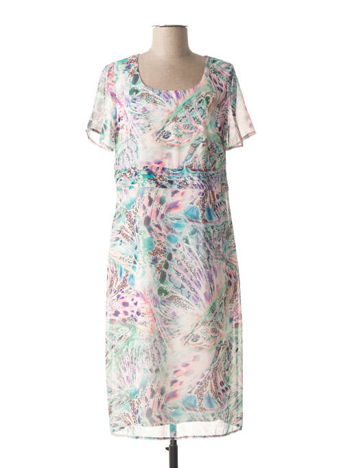 Rochie midi verde FRANCE RIVOIRE femeie