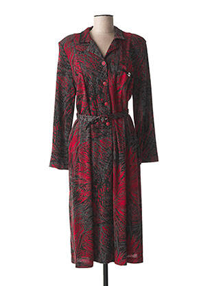 Rochie midi roșu FRANCE RIVOIRE femeie