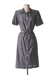 Rochie midi mâneci scurte mâneci scurte albastru GUY DUBOUIS femme