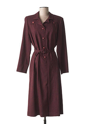 Rochie midi roșu FRANCE RIVOIRE femeie