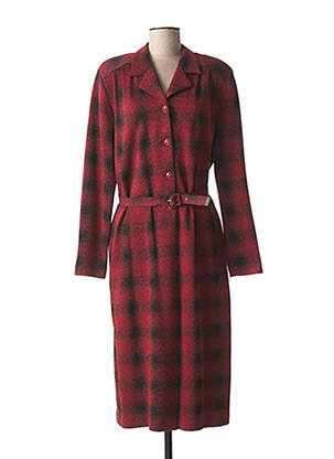 Rochie midi roșu GUY DUBOUIS femeie