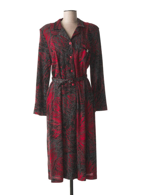 Rochie midi roșu FRANCE RIVOIRE femeie