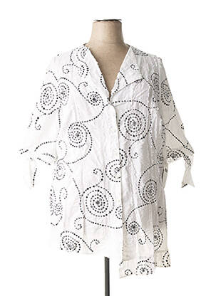 Tunică mâneci lungi alb CHRISTIAN MARRY femeie