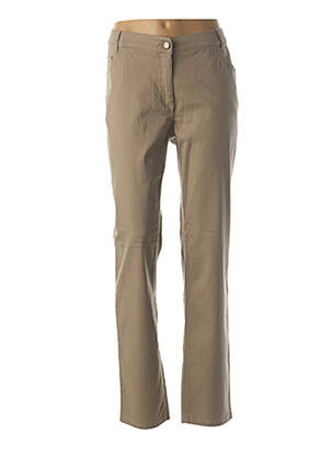 Pantalon bej ADELINA BY SCHEITER femeie