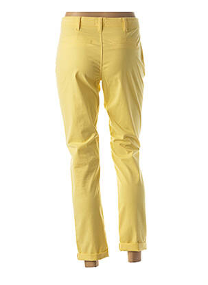 Pantalon buzunare talie joasă galben C'EST BEAU LA VIE femeie