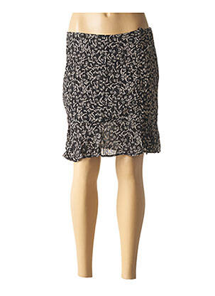 Fustă midi negru ICHI femeie