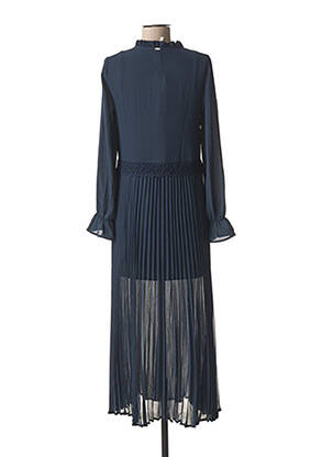 Rochie lungă mâneci lungi mâneci lungi albastru I.CODE (By IKKS) femeie