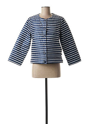 Geacă matlasată albastru MISE AU GREEN femeie