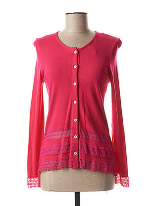 Vestă cu mâneci lungi roz QUATTRO femeie