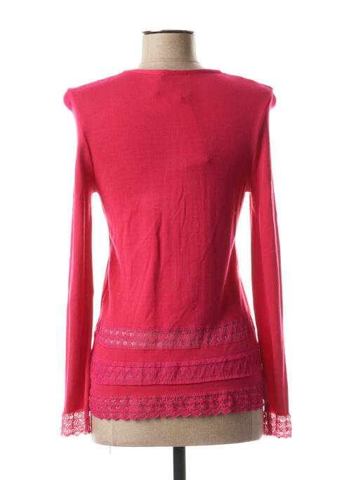 Vestă cu mâneci lungi roz QUATTRO femeie