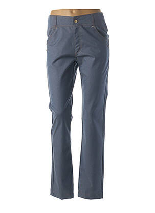 Pantalon drept albastru QUATTRO femeie