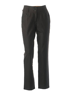 Pantalon drept talie înaltă talie înaltă negru QUATTRO femeie
