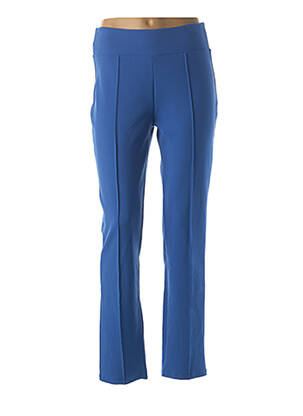 Pantalon drept elasticitate mărime normală albastru QUATTRO femeie