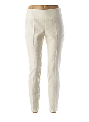 Pantalon slim alb QUATTRO femeie