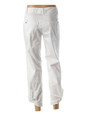 Pantalon 7/8 elasticitate mărime normală alb QUATTRO femeie