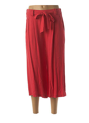 Pantalon trei sferturi roșu QUATTRO femeie