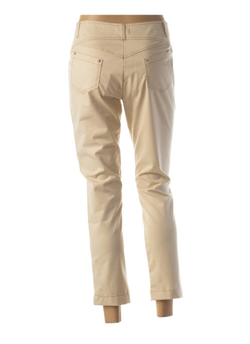 Pantalon 7/8 bej QUATTRO femeie