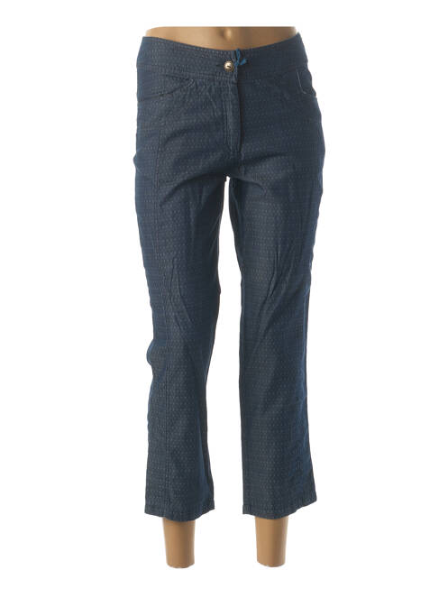 Pantalon 7/8 albastru QUATTRO femeie