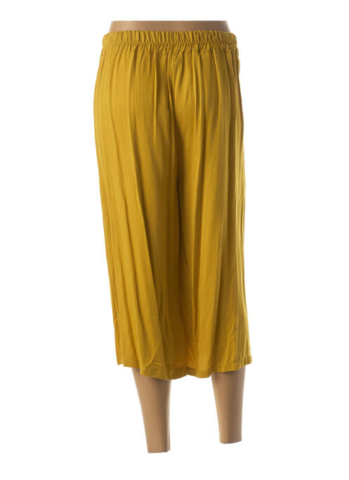 Pantalon trei sferturi galben QUATTRO femeie