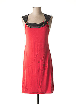 Rochie scurtă fără mâneci fără mâneci roșu LO! LES FILLES femeie