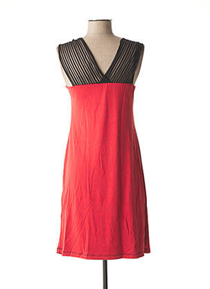 Rochie scurtă fără mâneci fără mâneci roșu LO! LES FILLES femeie