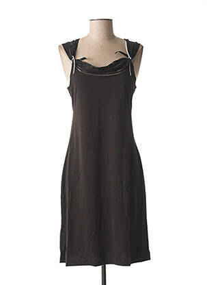 Rochie scurtă fără mâneci fără mâneci negru LO! LES FILLES femeie