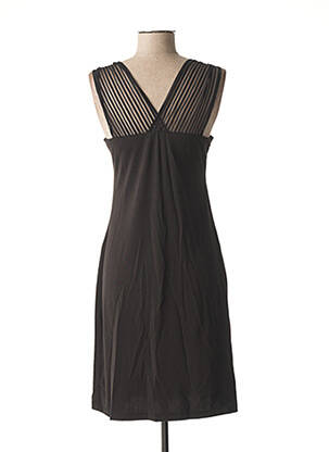 Rochie scurtă fără mâneci fără mâneci negru LO! LES FILLES femeie