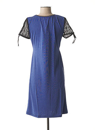 Rochie midi mâneci scurte mâneci scurte albastru LO! LES FILLES femeie