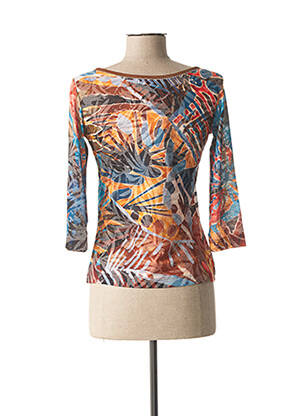 Tricou mâneci 3/4 mâneci 3/4 maro LO! LES FILLES femeie