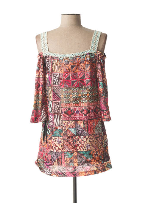 Tunică mâneci scurte roz LOLESFILLES femeie