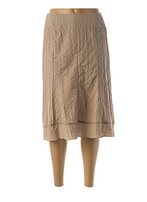 Fustă midi bej FRANCE RIVOIRE femeie